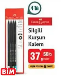 FABER CASTELL SİLGİLİ KURŞUN KALEM FABER CASTELL SİLGİLİ KURŞUN KALEM